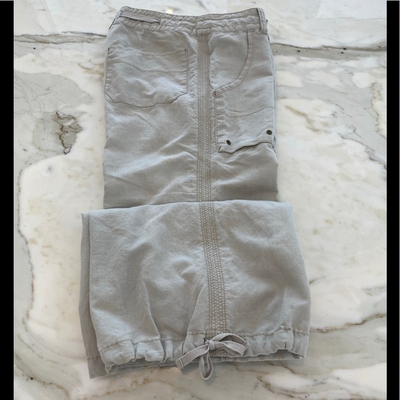 FREE PEOPLE BEIGE PANTS SIZE 4 - Picture 6 of 16